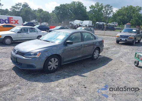 2012 Volkswagen Jetta S из США, поврежденный, VIN 3VW2K7AJ5CN334283